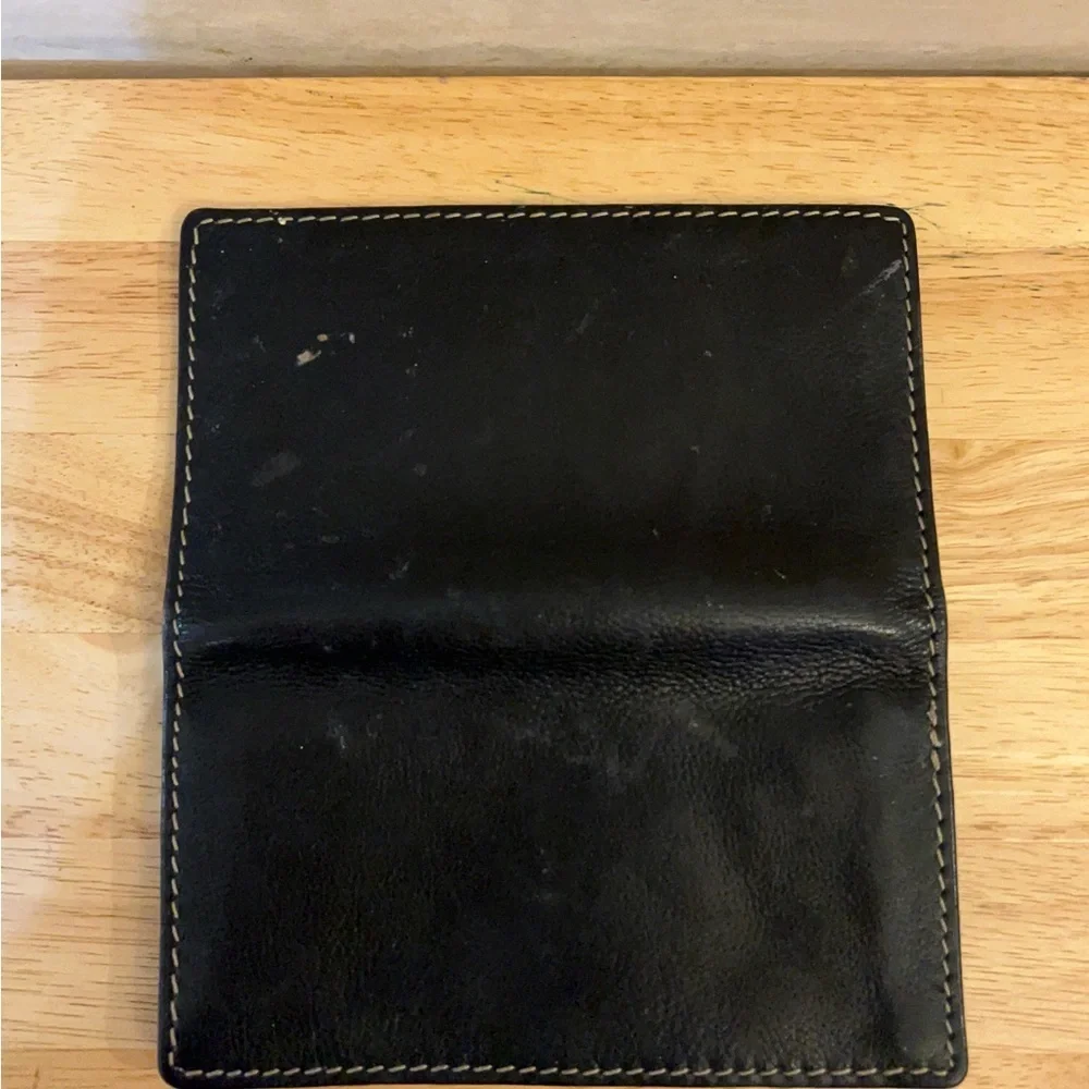 Stetson Black Leather Bi-Fold & Card Holder
